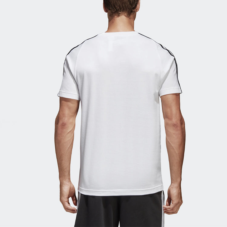 Men's adidas Solid Color Sports White T-Shirt S98716