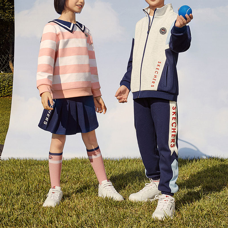 (PS) Skechers Letter Printed Pants 'Navy White Red' P322B025-002Z