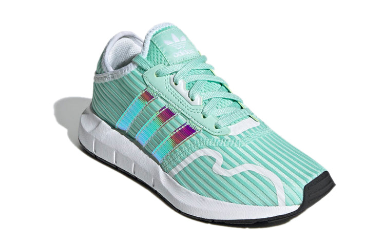 (GS) adidas Swift Run X J 'Clear Mint Iridescent' FY4779