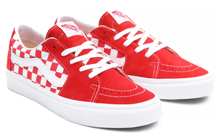 Vans SK8-Low 'Checkerboard - Racing Red' VN0A4UUK4W9