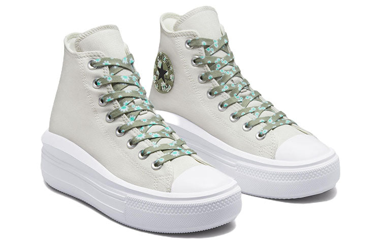 (WMNS) Converse Chuck Taylor All Star Move Platform 'Gray Green' A00838C