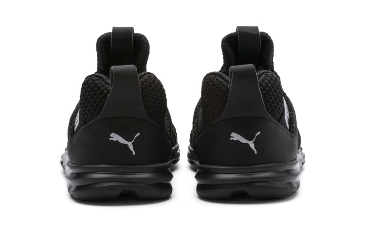 (PS) PUMA Enzo Weave Sports Running Shoes Black/White 192306-01