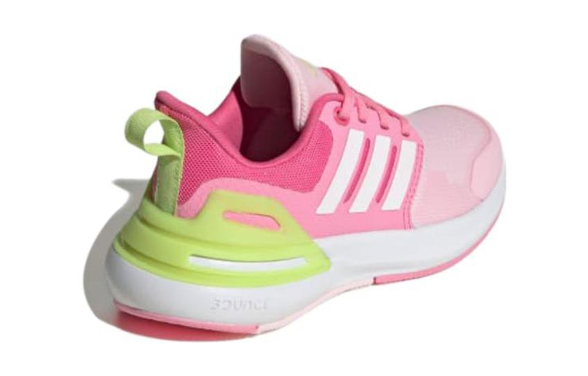 (GS) adidas RapidaSport Bounce 'Clear Pink Solar Yellow' ID2385