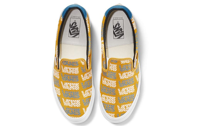 Vans OG Slip-On 59 LX 'Logo Checkerboard - Golden Glow' VN0A4BVDVZA