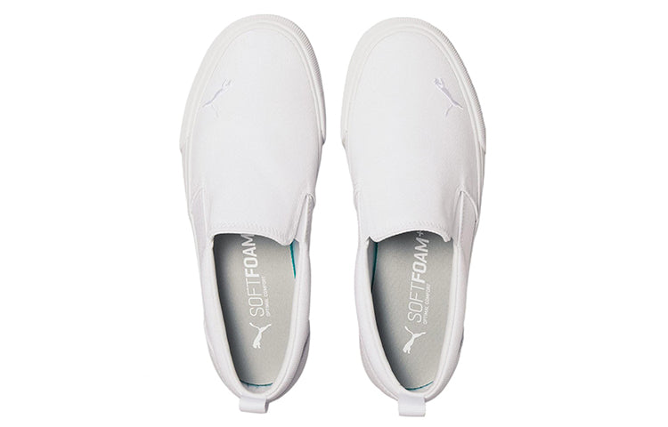 (WMNS) PUMA Bari Slip-On 'White Silver' 384629-01