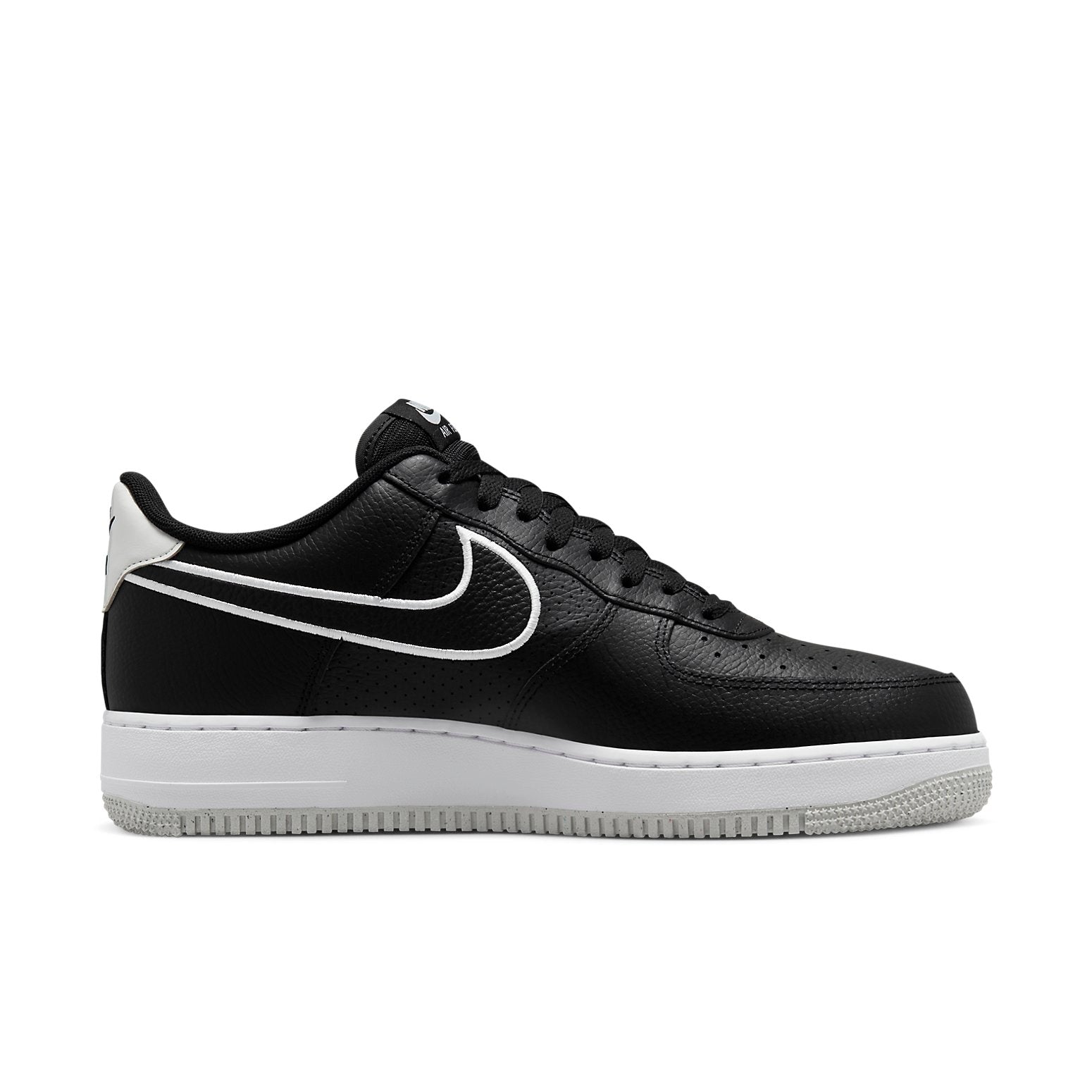 Nike Air Force 1 '07 'Embroidered Swoosh - Black' FJ4211-001