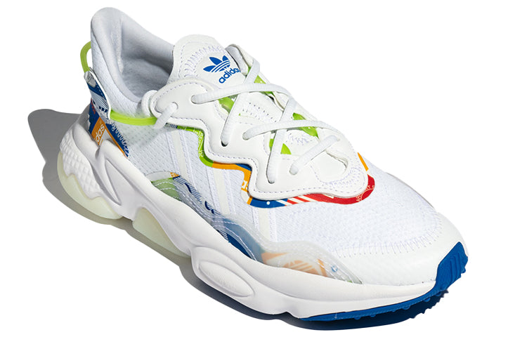 adidas originals Ozweego 'White Blue Red' GX2714