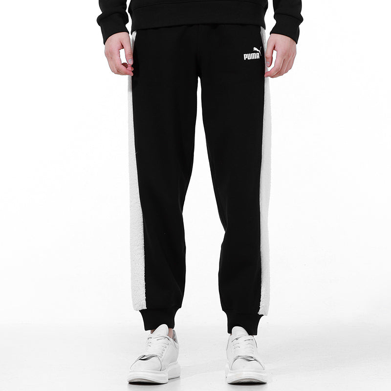 PUMA Fleece Blocking Pants 'Black' 534938-01