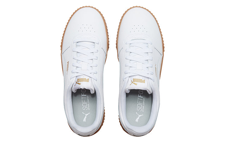 (WMNS) PUMA Carina Leather 'White Gum' 370325-07