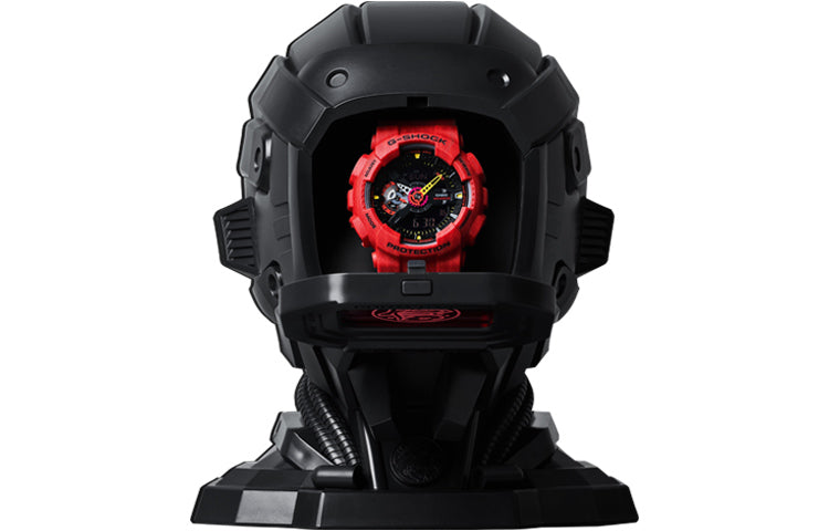 CASIO G-Shock Analog-Digital 'Red' GA-110SGH-4APFS