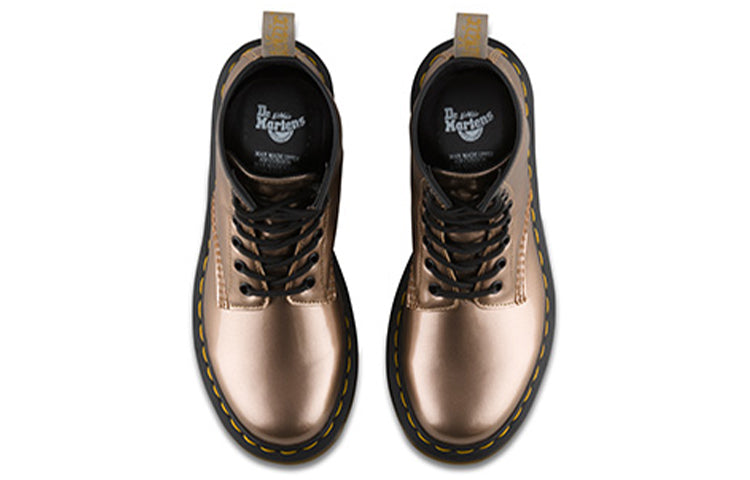 (WMNS) Dr. Martens Vegan 1460 Metallic Chrome 'Rose Gold' 24865716