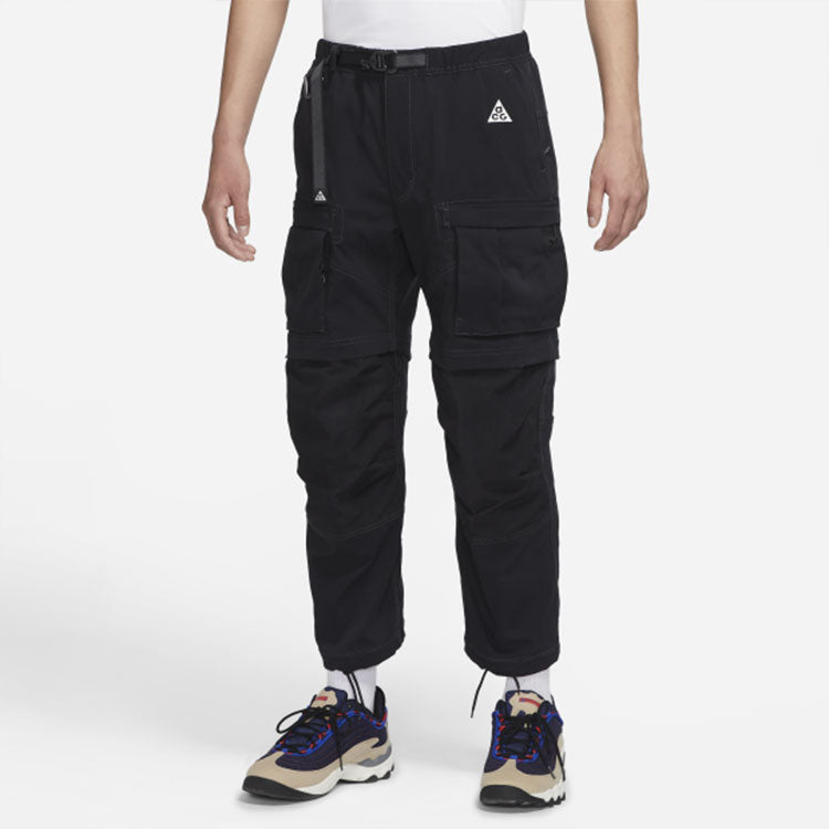 Nike ACG Smith Summit Cargo Pocket Bundle Feet Breathable Casual Long Pants Black CV0656-011