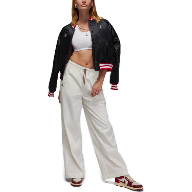 (WMNS) Air Jordan Varsity Jacket 'Black' FB5152-010