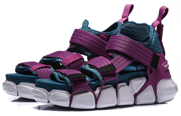 (WMNS) Li-Ning Mix 2 Platform Paris Fashion Week 'Purple Green' AGLN252-2
