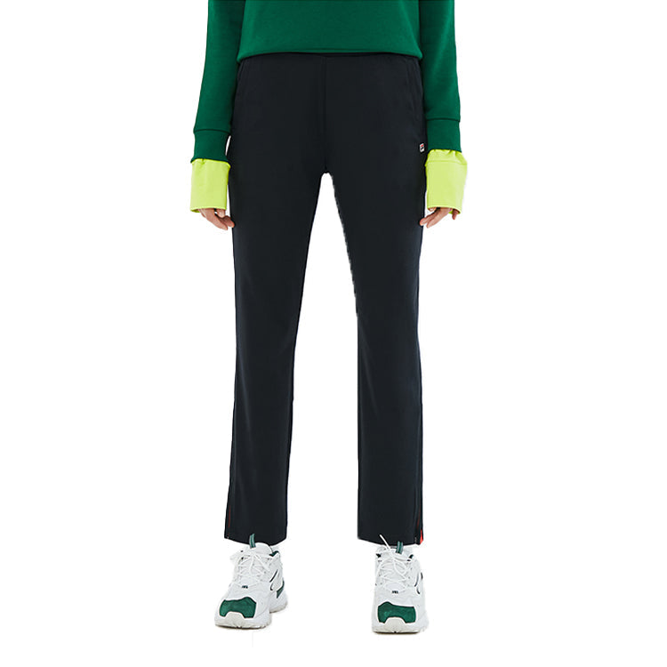(WMNS) FILA Small logo Loose Sports Pants Blue F11W931601F-NV