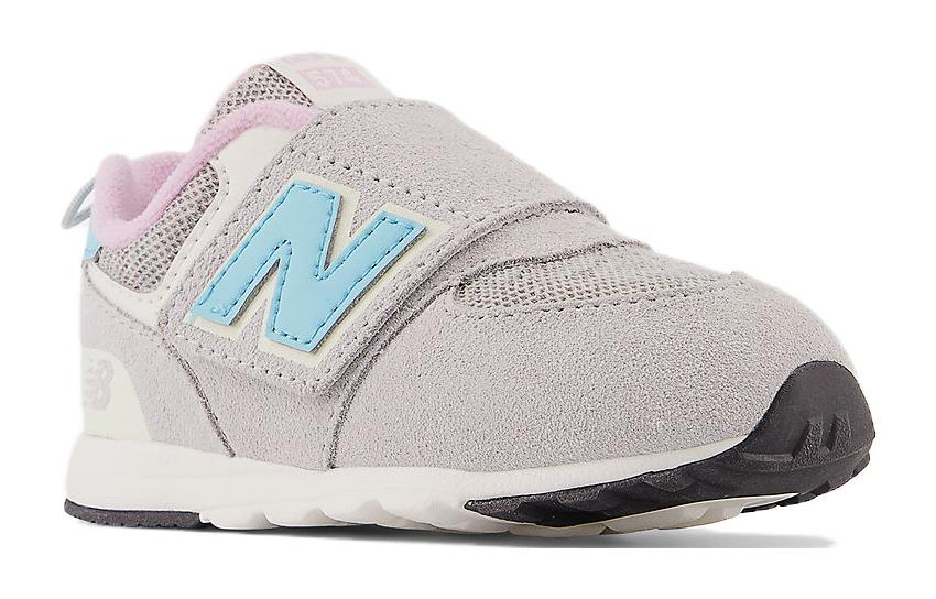 (TD) New Balance 574 Hook & Loop 'Brighton Grey Summer Aqua' NW574NB1