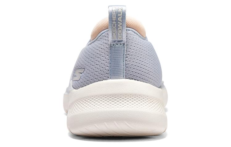 (WMNS) Skechers Go Walk 6 Slip In Fabulous View 'Light Grey Pink' 124571-LGPK