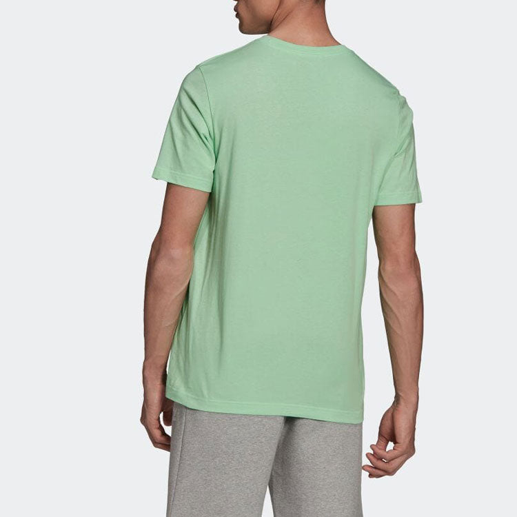Men's adidas originals Adicolor Essentials Solid Color Casual Round Neck Short Sleeve Mint Green T-Shirt H34633