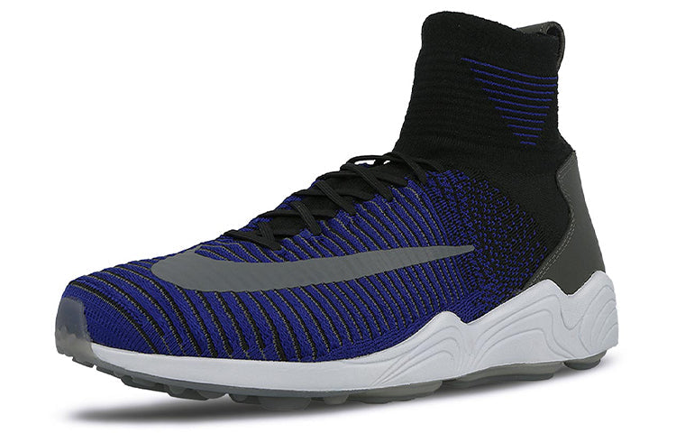 Nike Zoom Mercurial 11 Flyknit 'Black Deep Royal Blue' 844626-004