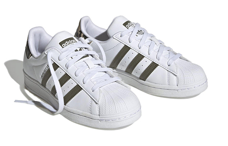 (GS) adidas Superstar'White Camo' HQ4287