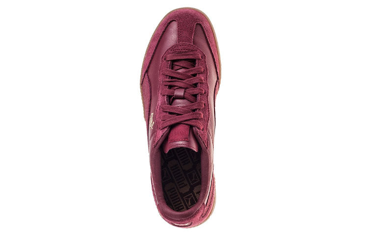 PUMA Liga Leather Casual Board Shoes Red 364597-03