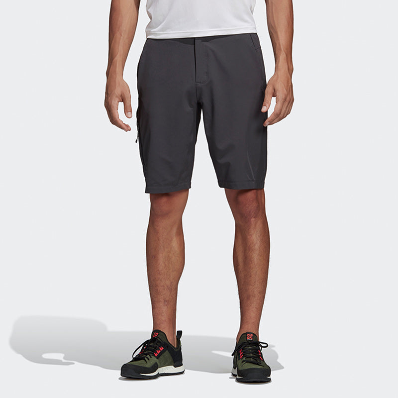adidas Outdoor Athleisure Casual Sports Shorts Gray DT4172
