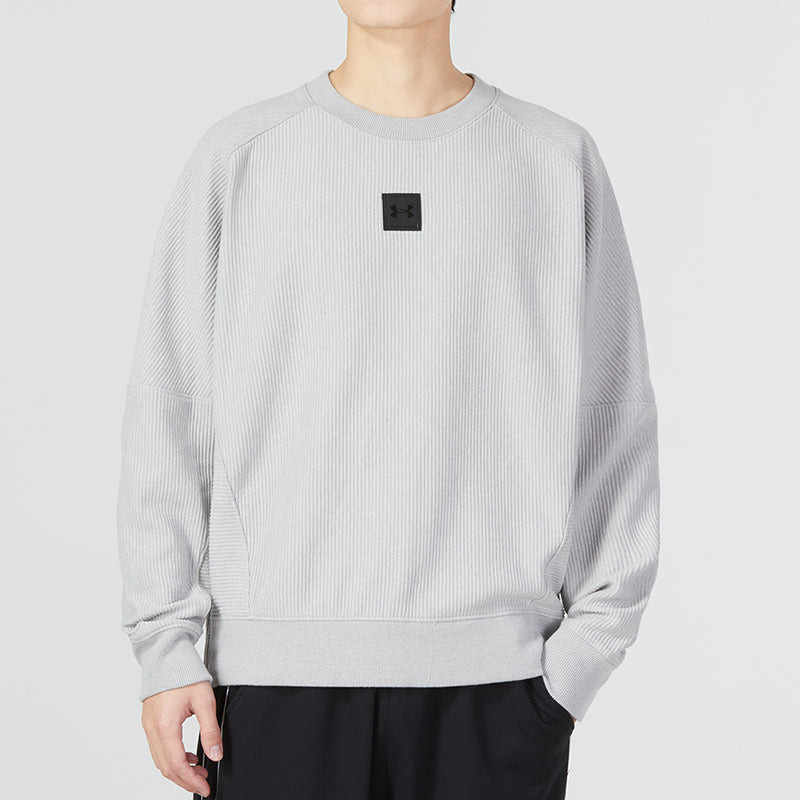 Under Armour Ottoman Fleece Crew 'Light Grey' 1373877-558