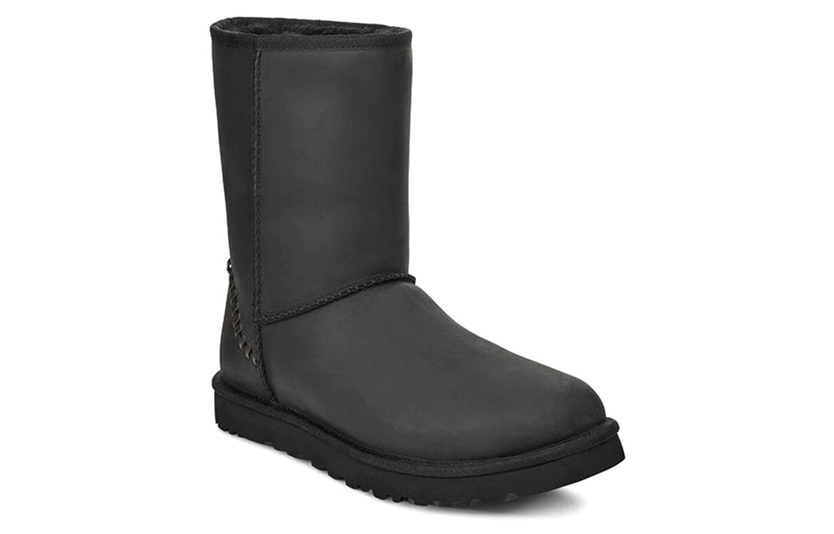 UGG Classic Short Deco Snow Boots Black 1110042-BLK