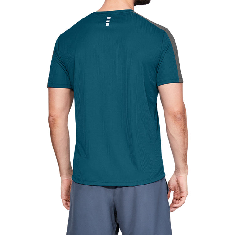 Men's Under Armour Speed Stride Running Sports Short Sleeve Blue 1326564-417