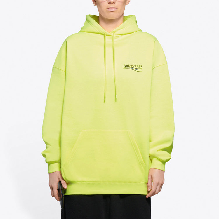 (WMNS) Balenciaga Alphabet Logo Yellow Hoodie 578135TJVD47110