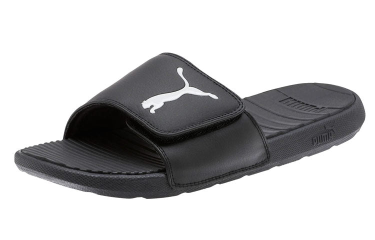 PUMA Cool Cat Sport Slippers Black/White 371051-01