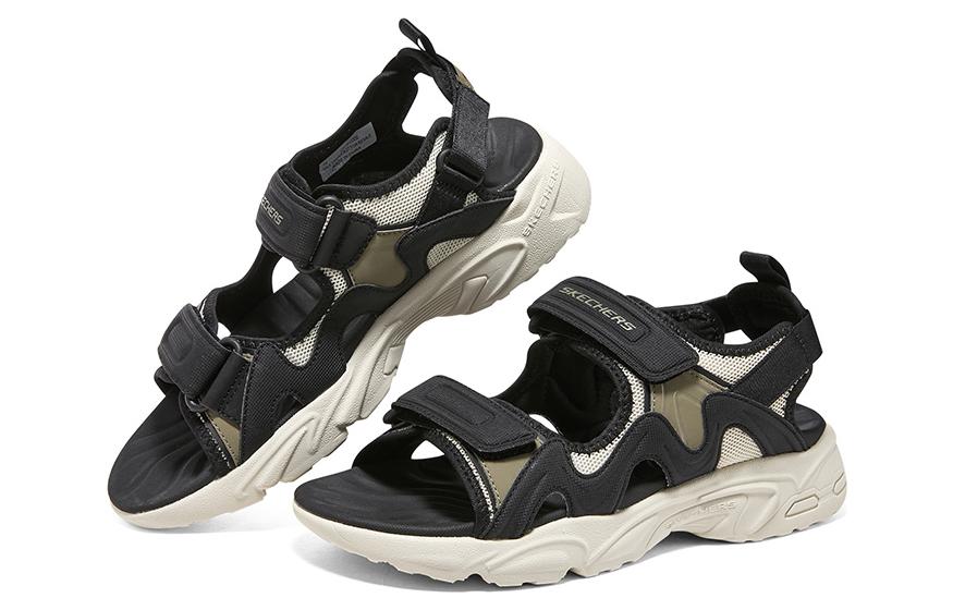Skechers Dlites Sandel 'Black Beige' 894228-TPBK