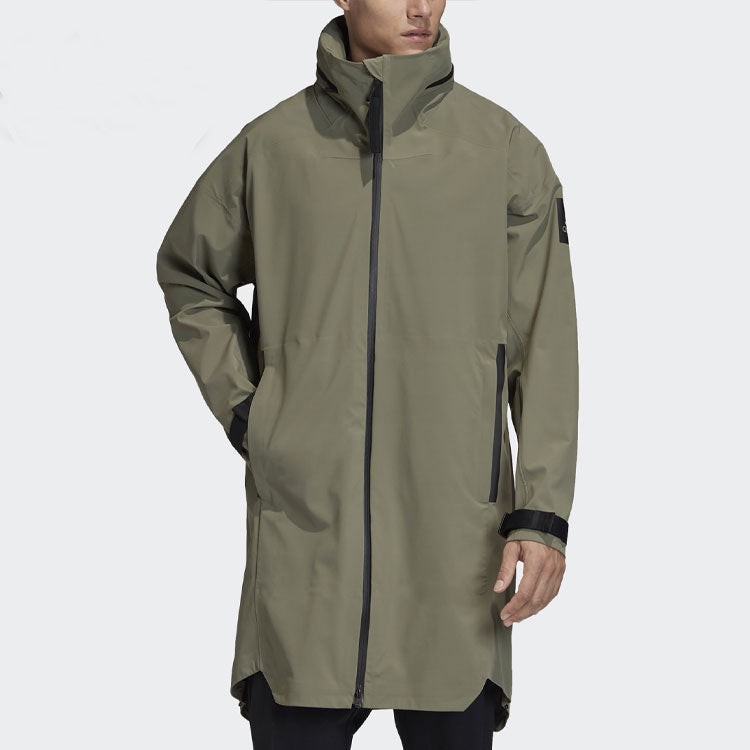 adidas Casual Sports Windproof Stay Warm Hooded Jacket Green GD9427
