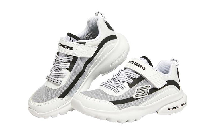 (GS) Skechers Razor Flex 'White Black Grey' 403778L-WBK