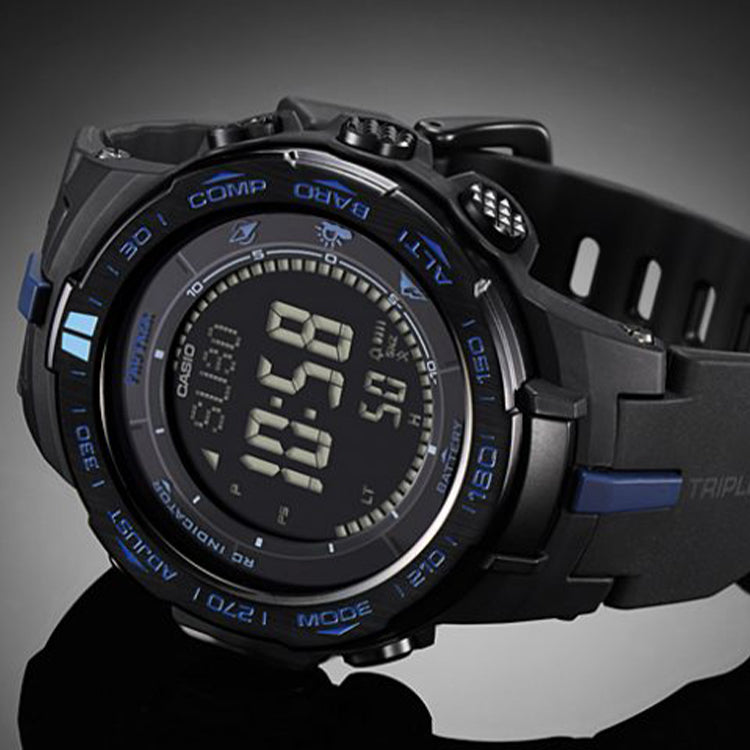 CASIO PROTREK Light Energy Electric Wave Mountain Waterproof Sports Solar Powered Mens Black Digital PRW-3100Y-1PR
