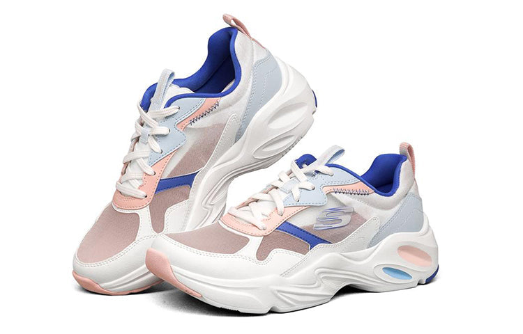 (WMNS) Skechers Stamina Airy Low Top Running Shoes White/Multi 896003-WMLT