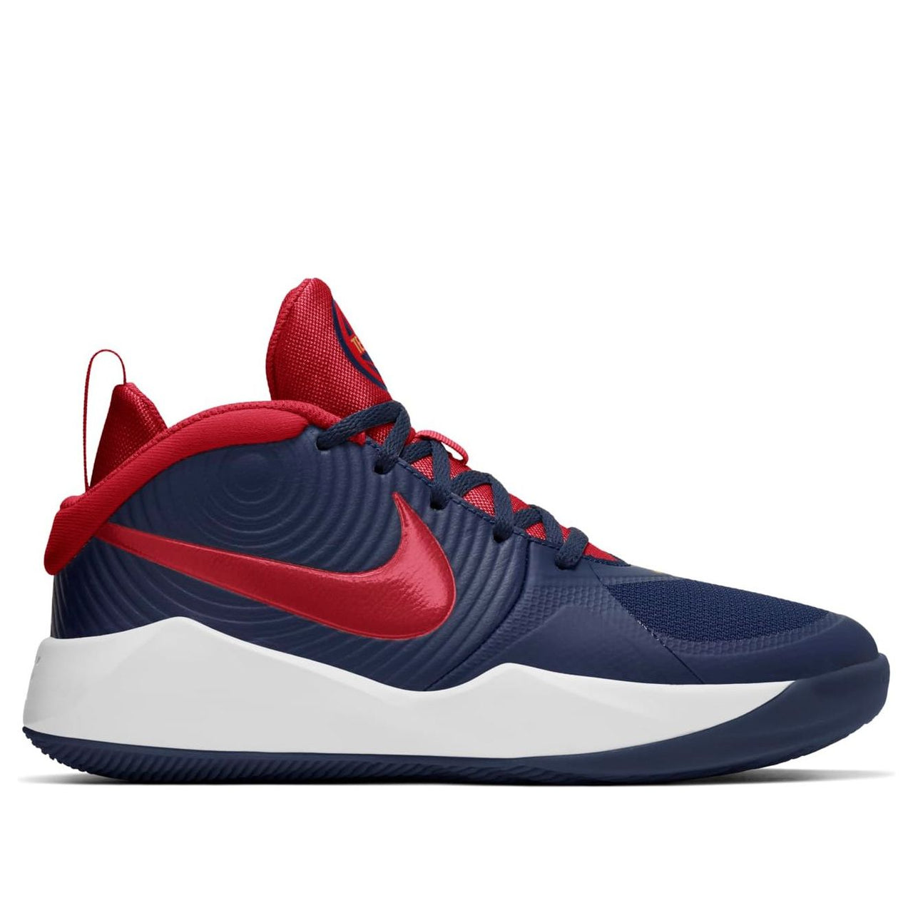 (GS) Nike Team Hustle D 9 Actual Combat Blue/Red AQ4224-403