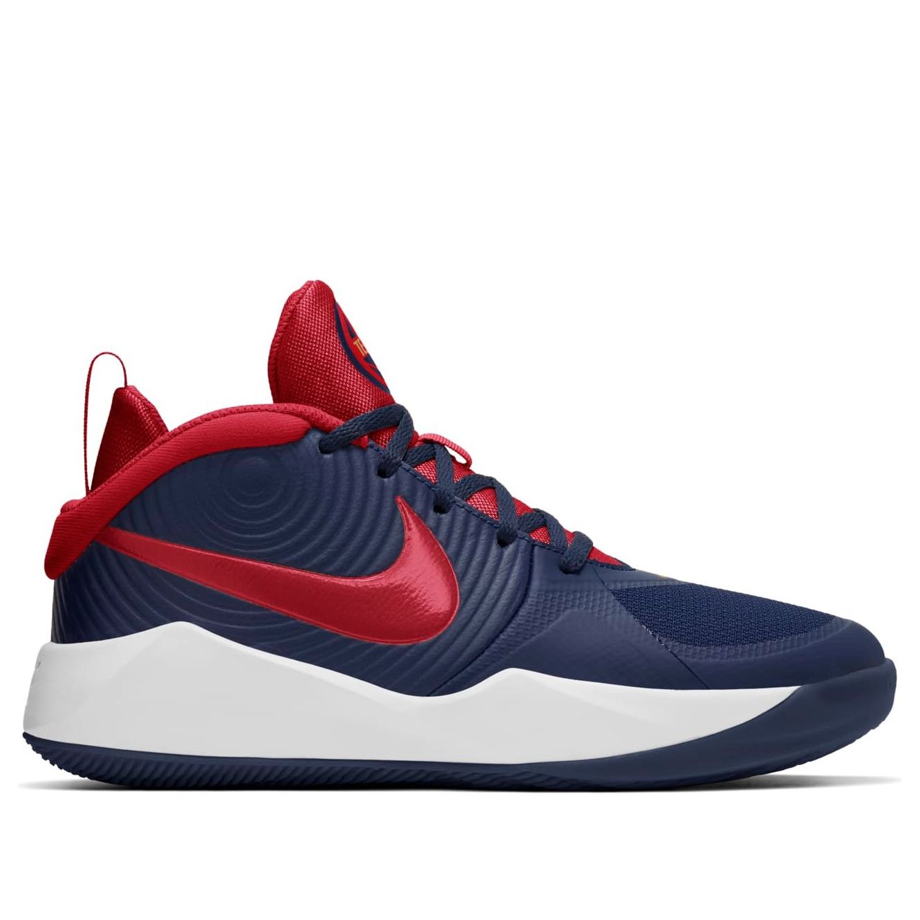 (GS) Nike Team Hustle D 9 Actual Combat Blue/Red AQ4224-403