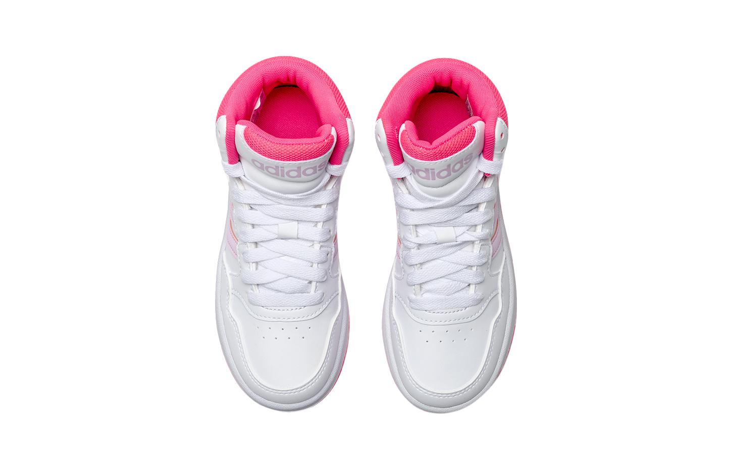 (GS) adidas Hoops 3.0 Mid 'White Orchid Fusion' IF2722