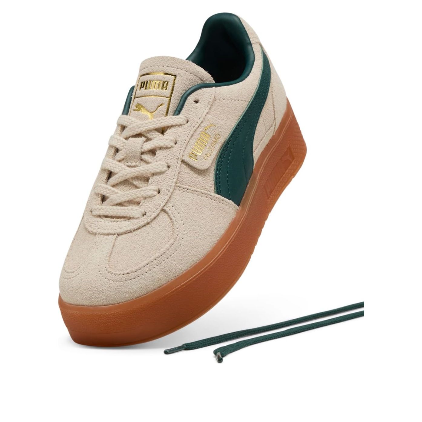 (WMNS) PUMA Palermo Elevata 'Alpine Snow Green Terrain' 399348-18