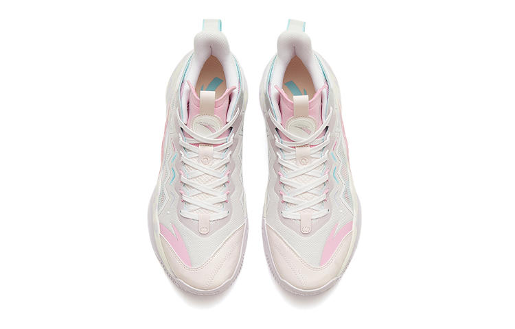 ANTA Magic Cement Bubble Outfield Basketball Shoes 'White Pink' 912321610S-3