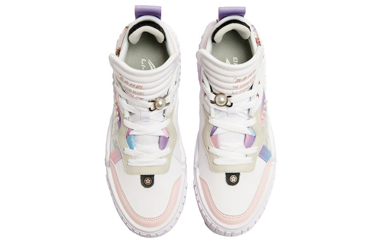 (WMNS) Li-Ning 001 Unblock Blossom 'White Light Grey' AGCR346-2