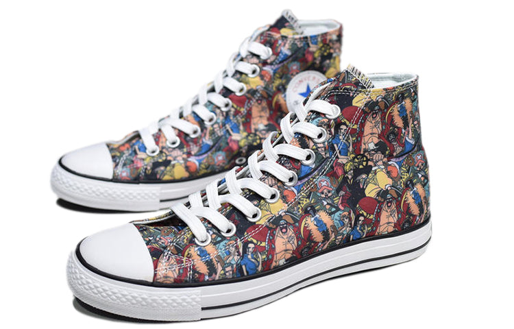 One Piece x Converse Chuck Taylor All Star 100 PT HI Canvas Shoes Multicolor 1CK827