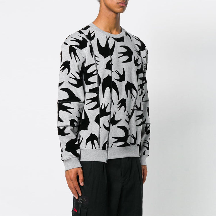 Men's McQ Alexander McQueen Round Neck Pullover light grey 519433-RLR33-1225
