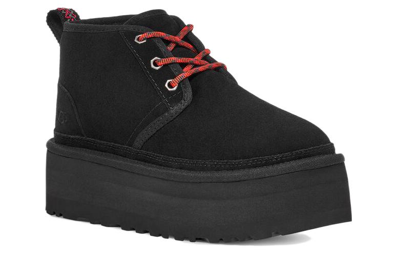 (WMNS) UGG Neumel Heritage Platform 'Black' 1130604-BLK
