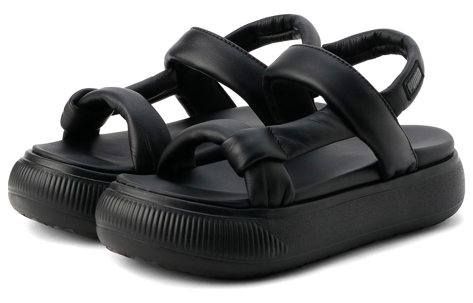(WMNS) PUMA Suede Mayu 'Black' 383379-06