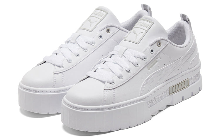 (WMNS) PUMA Mayze Platform Sneakers 'White' 385596-01