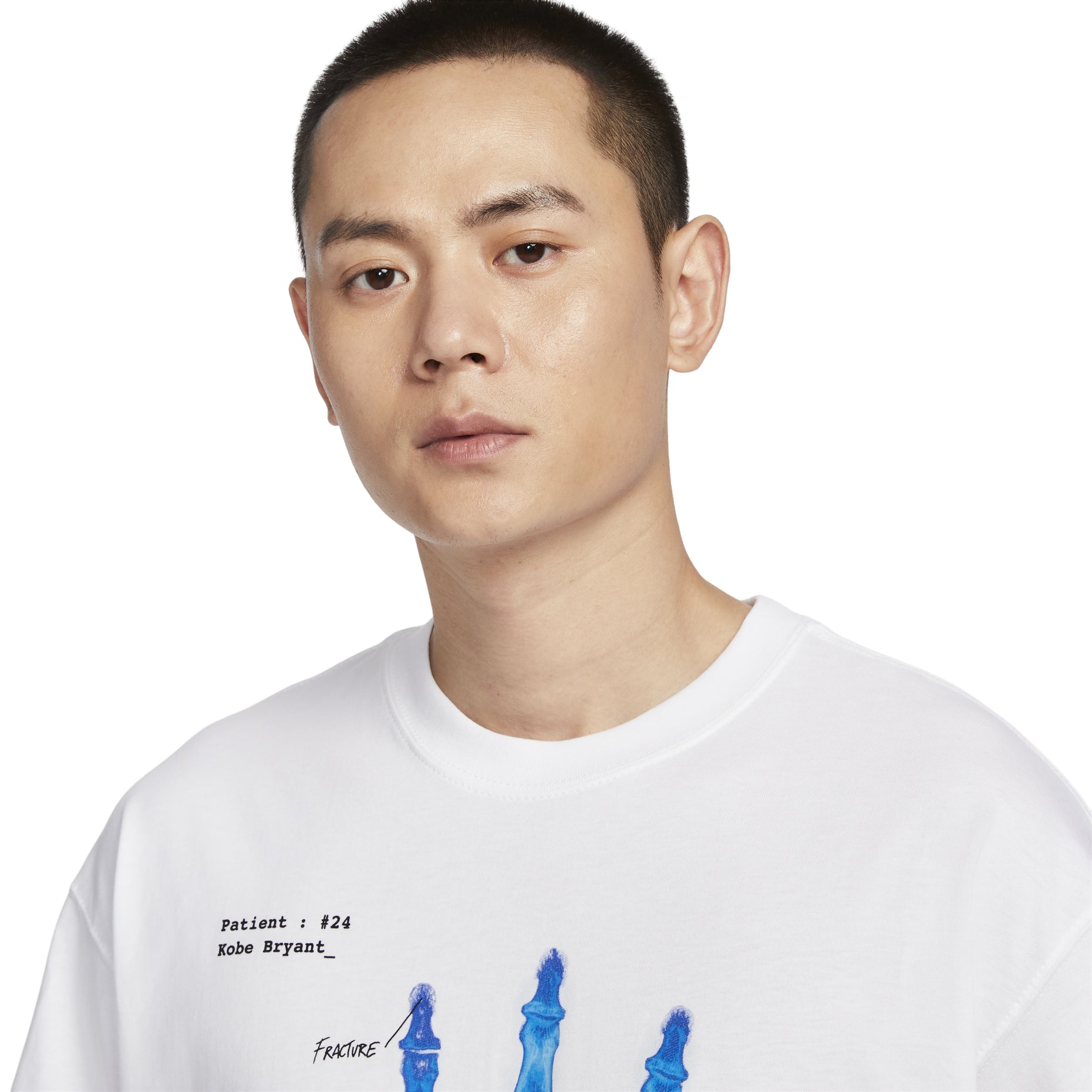 Nike Kobe T-shirt Asia Sizing 'X-Ray White' HV6695-100