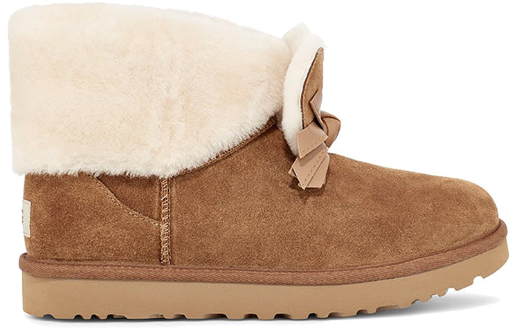 (WMNS) UGG Classic Mini II CNY(Chinese New Year) Snow boots Chestnut 1109735-CHE