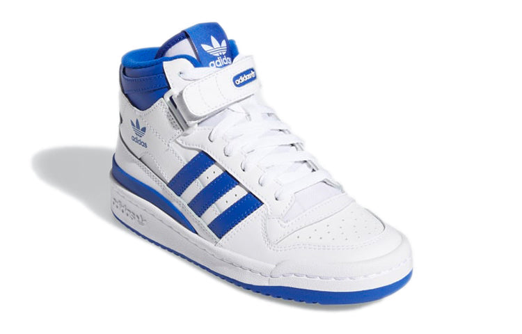 (GS) adidas originals Forum Mid 'White Blue' FZ2085